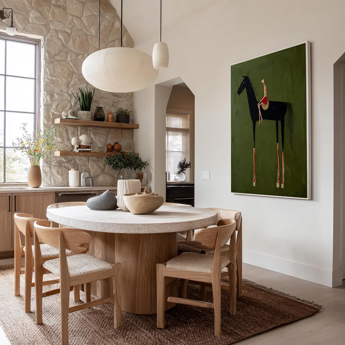 Horse Art Neutral Home Decor P - Home Decor Zen 리뷰 및 가격