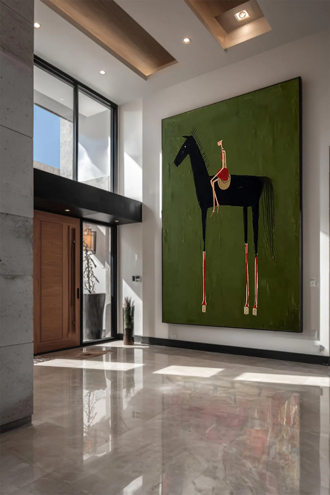 Horse Art Neutral Home Decor P - Home Decor Zen 리뷰 및 가격