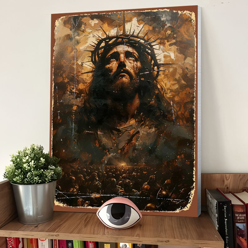 Golden Yellow Jesus Prints Pos - Home Decor Jesus 리뷰 및 가격