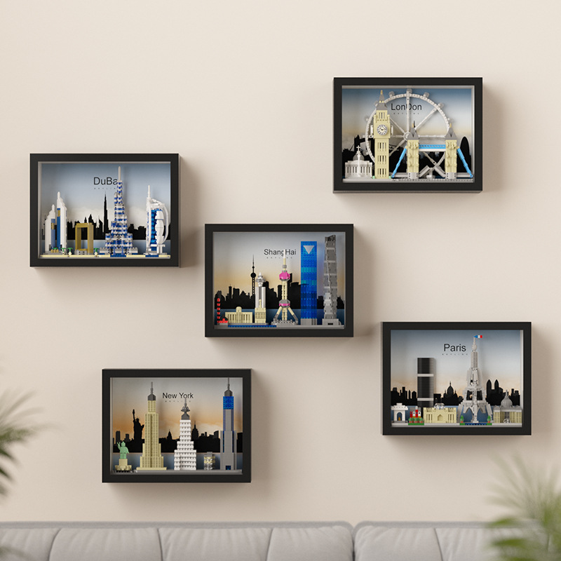 City Skyline Photo Building Bl - Home Decor Dubai 리뷰 및 가격