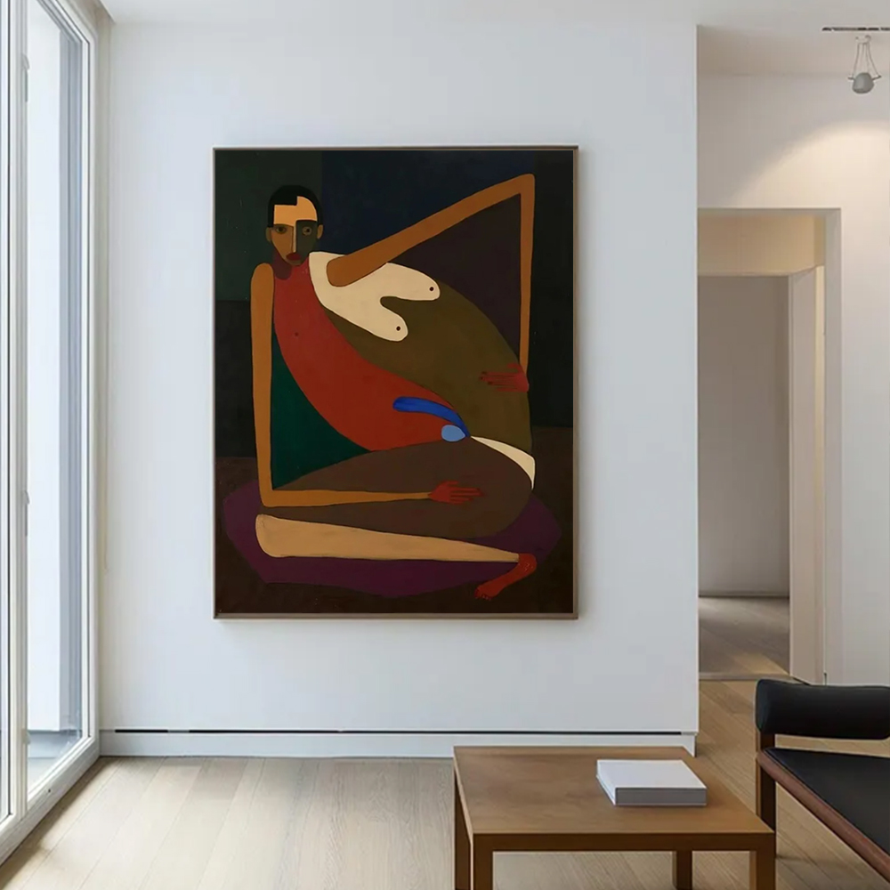 Handmade Abstract Oil Painting - Home Decor Zen 리뷰 및 가격