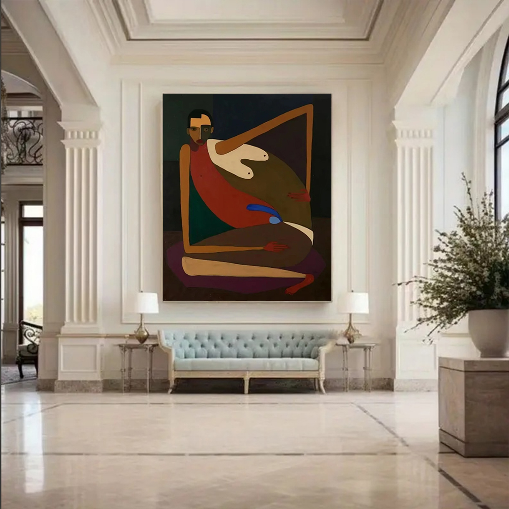 Handmade Abstract Oil Painting - Home Decor Zen 리뷰 및 가격