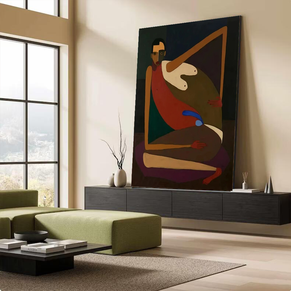 Handmade Abstract Oil Painting - Home Decor Zen 리뷰 및 가격