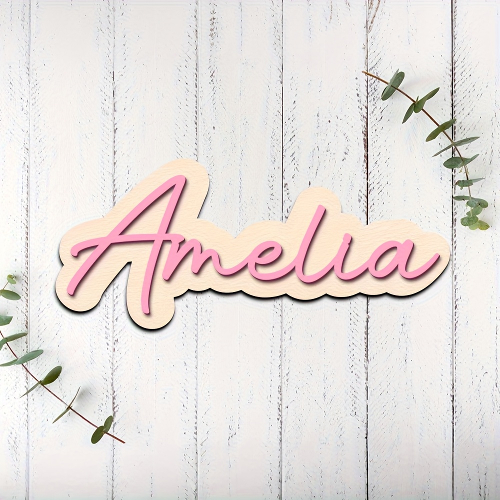 Customizable Double-Layered Wo - Wooden Letter Sign 리뷰 및 가격