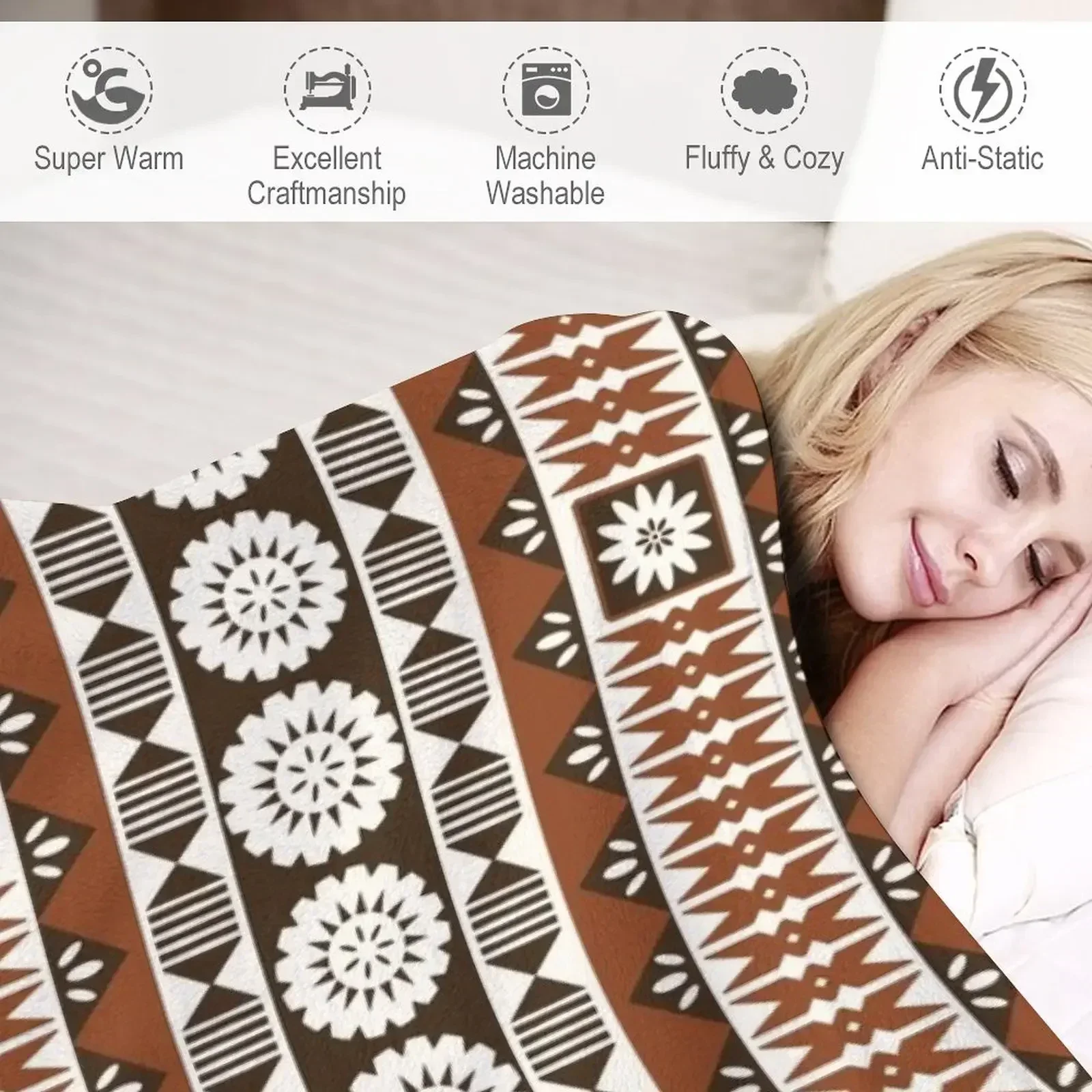 Fijian Masi 2 - Neutrals Throw - Neutral Throw Blanket 리뷰 및 가격