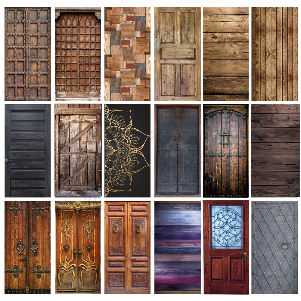 Imitation Wood Doors Sticker R - Home Decor On Sale 리뷰 및 가격