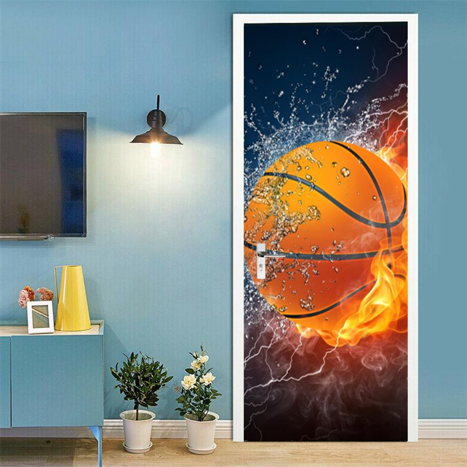 Football Basketball 3D Wallpap - Home Decor On Sale 리뷰 및 가격