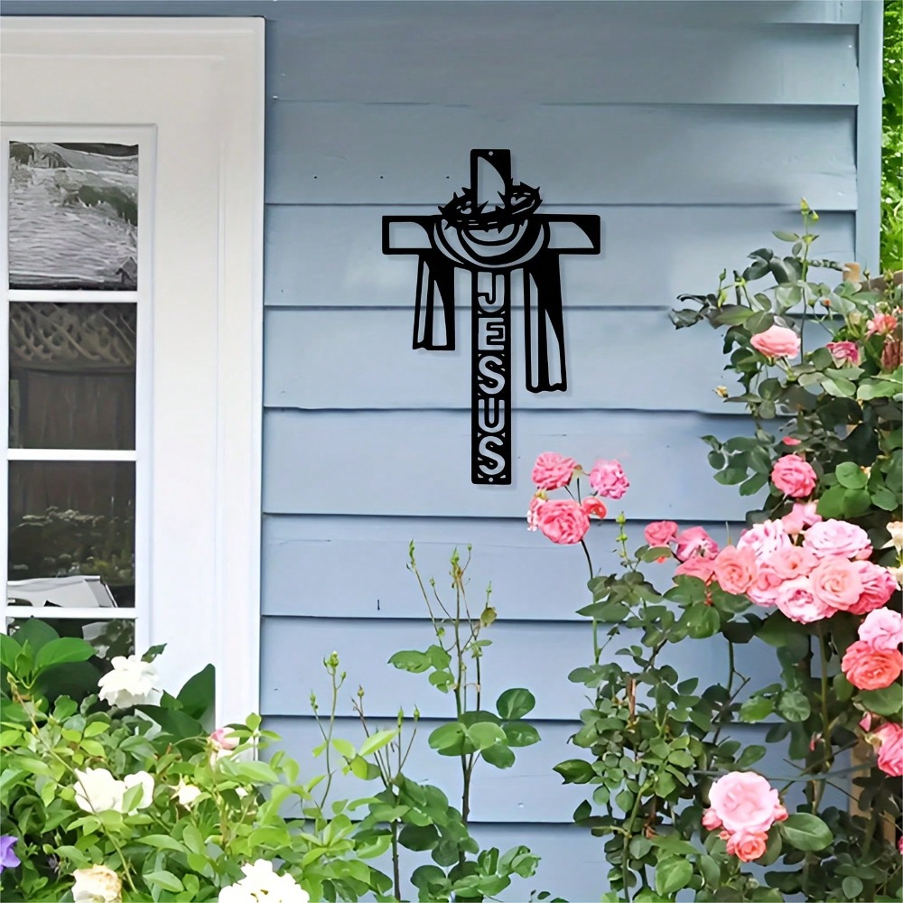 Rustic Iron Wall Art - Jesus C - Home Decor Jesus 리뷰 및 가격