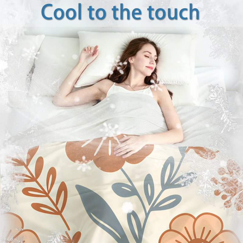 Neutral Vintage Floral Cooling - Neutral Throw Blanket 리뷰 및 가격