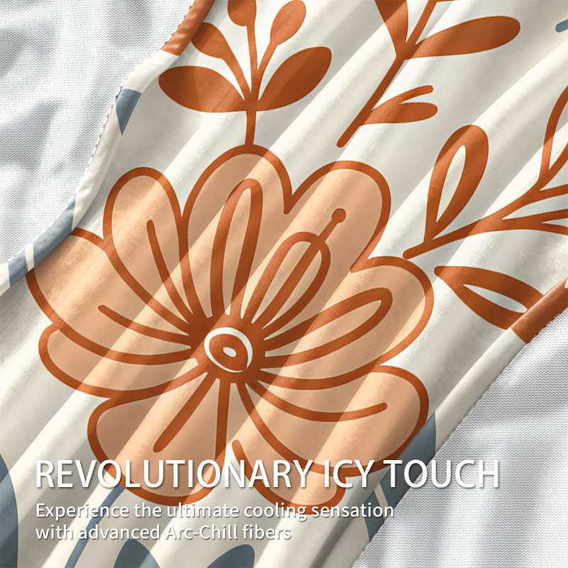 Neutral Vintage Floral Cooling - Neutral Throw Blanket 리뷰 및 가격