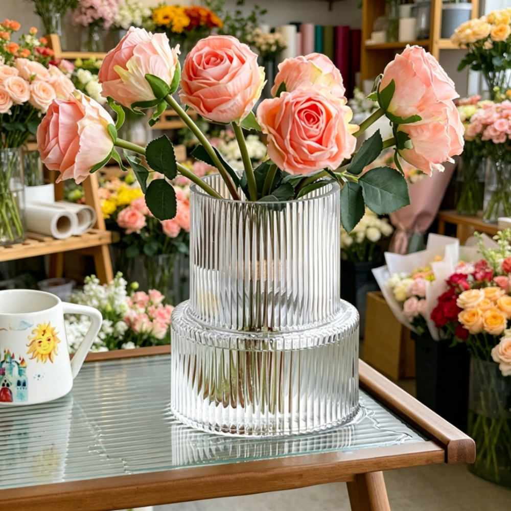 Simple Transparent Glass Strip - Glass Vase Nordic 리뷰 및 가격