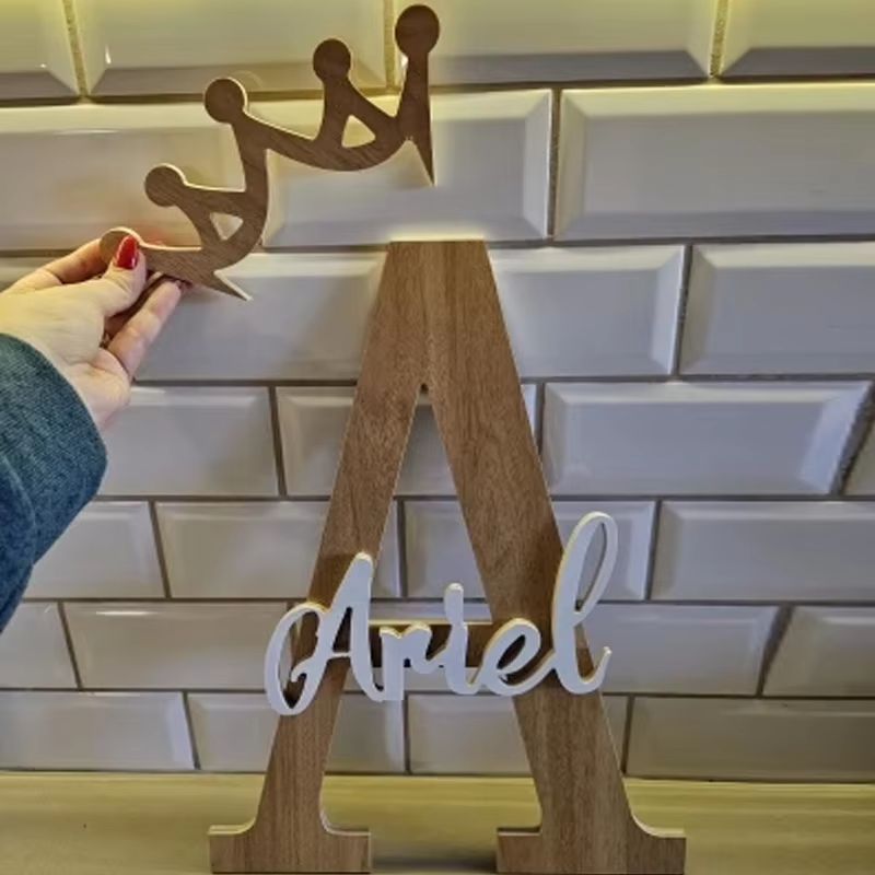 Custom Initials Sign Wooden Wa - Wooden Letter Sign 리뷰 및 가격