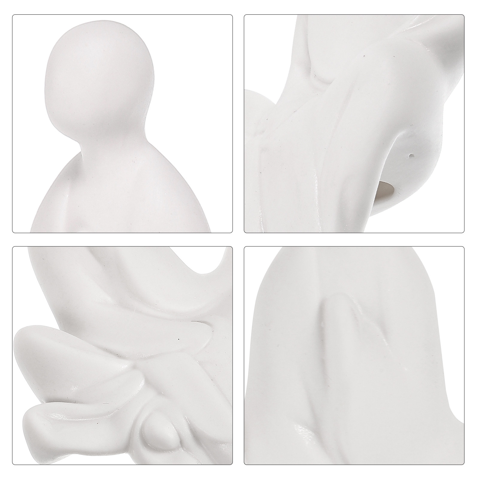 Small White Ceramic Monk Sculp - Home Decor Zen 리뷰 및 가격