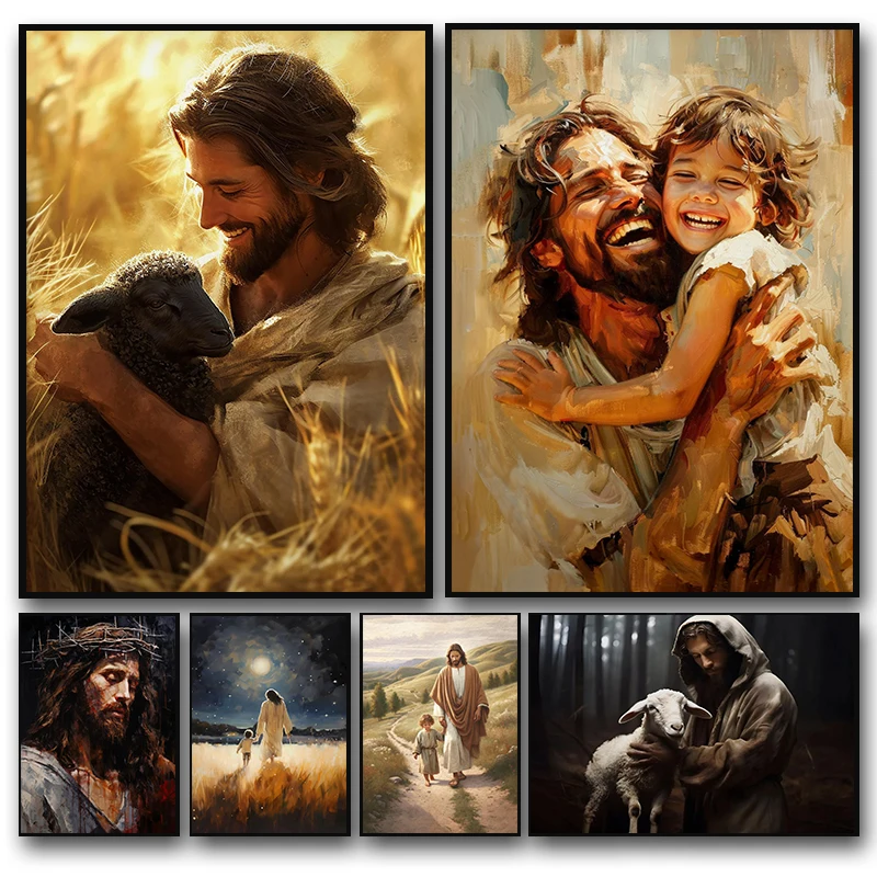 Classic Jesus Christ Walking o - Home Decor Jesus 리뷰 및 가격