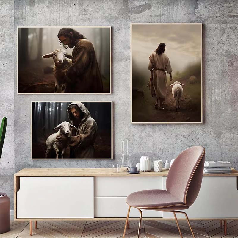 Classic Jesus Christ Walking o - Home Decor Jesus 리뷰 및 가격