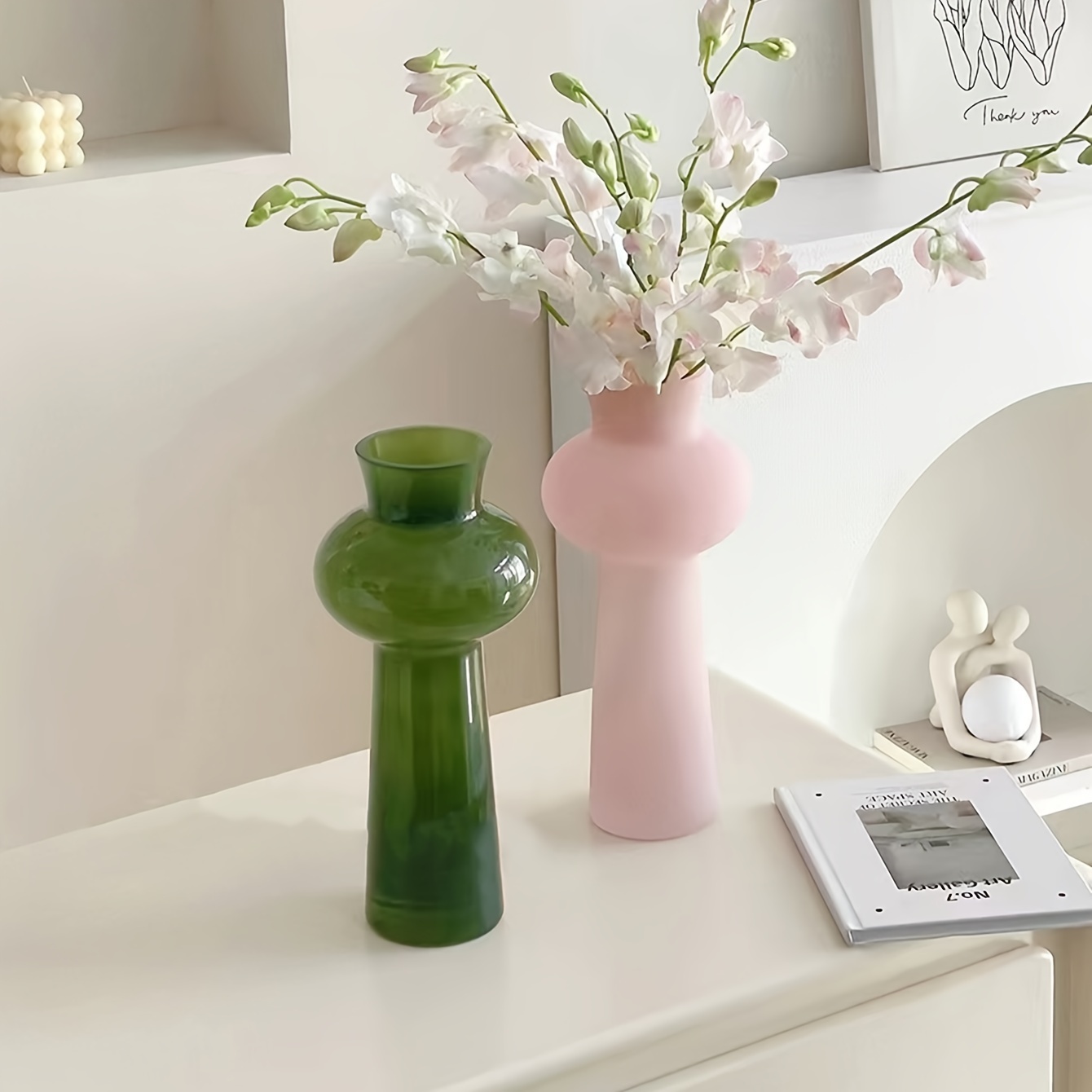 Elegant Nordic-Inspired Glass  - Glass Vase Nordic 리뷰 및 가격