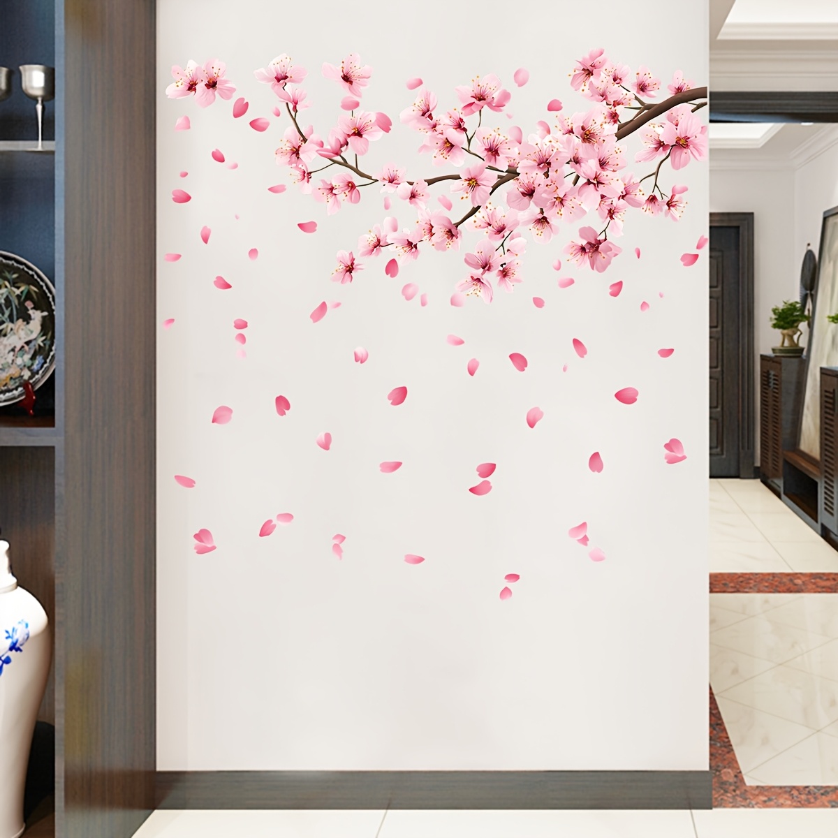 Large Cherry Blossom Tree Wall - Home Decor Aesthetic Pinterest 리뷰 및 가격