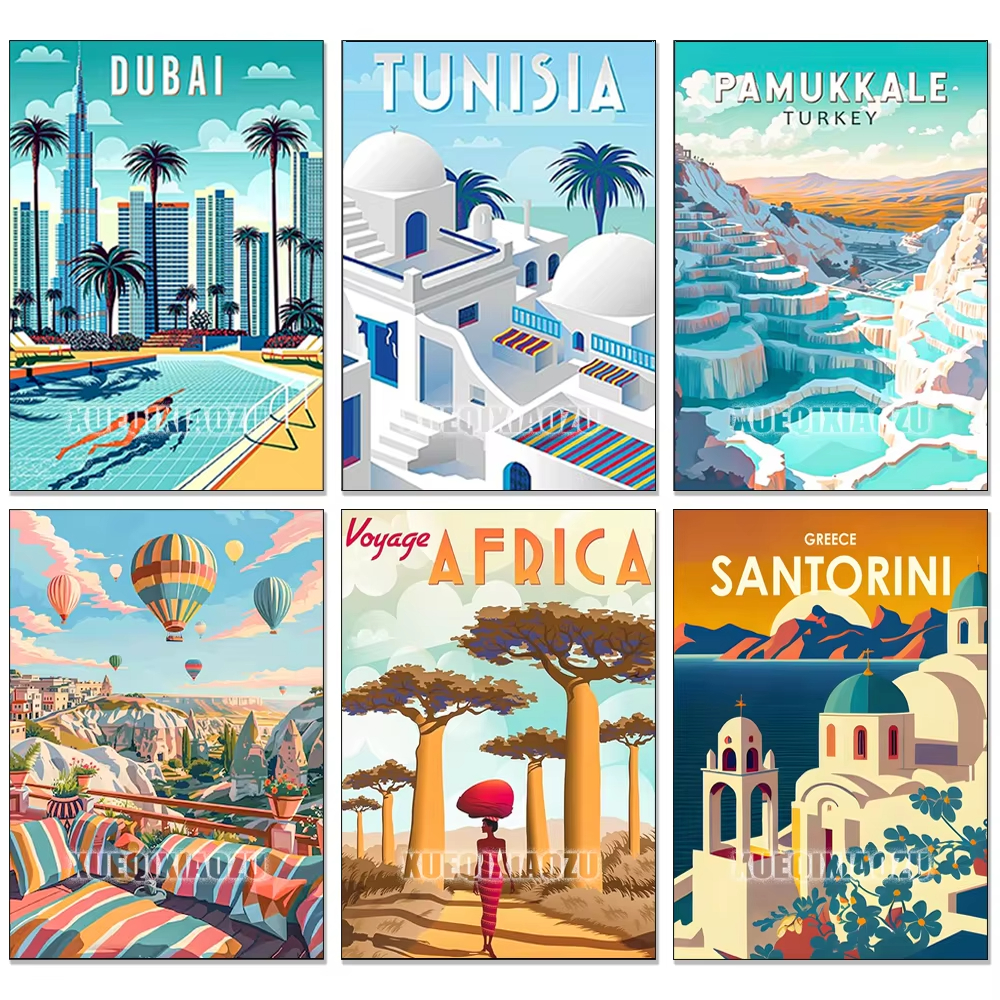 City Landscape Diamond Paintin - Home Decor Dubai 리뷰 및 가격
