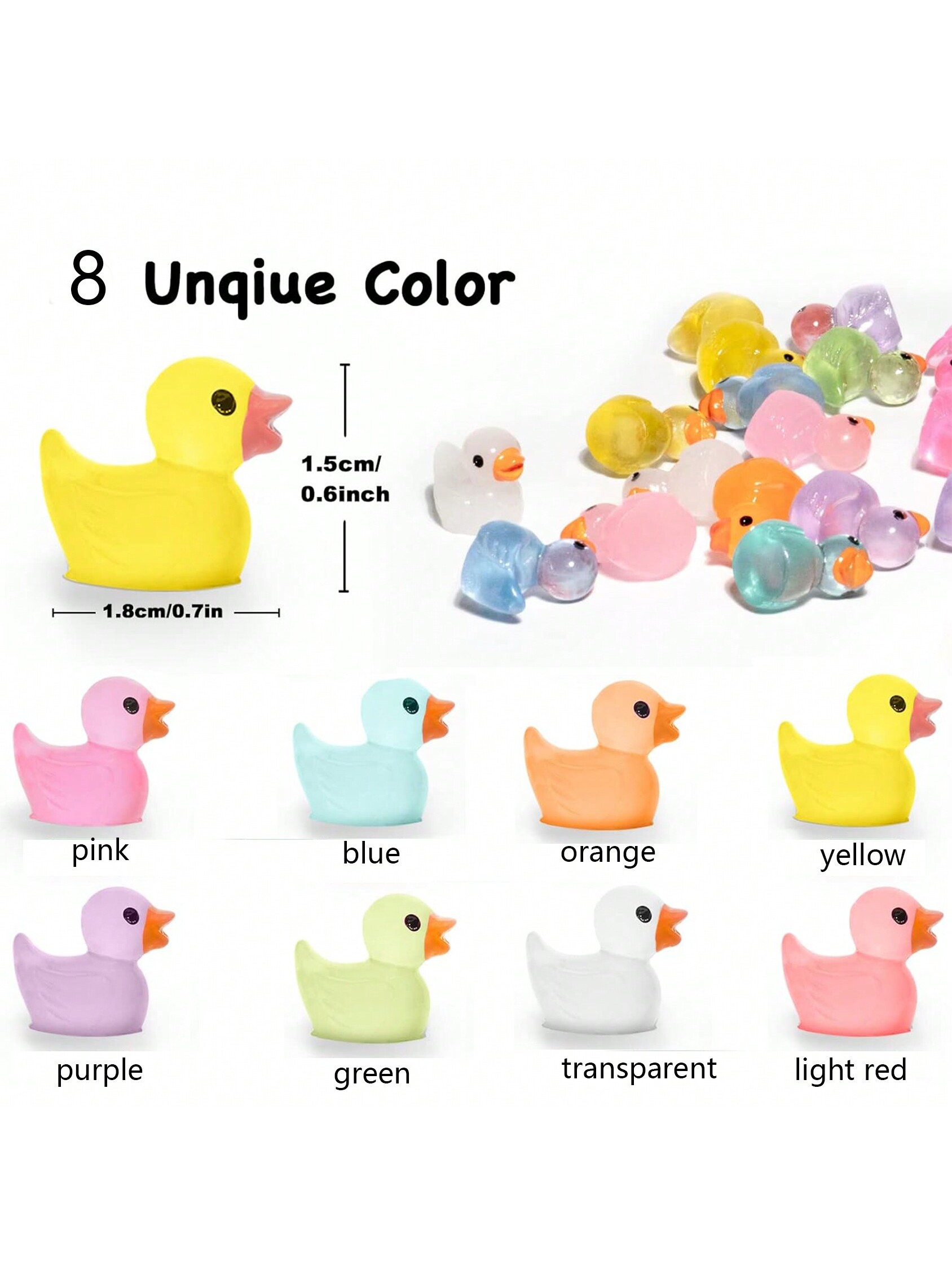 50 Glow-in-the-Dark Mini Duckl - Home Decor Aesthetic Pinterest 리뷰 및 가격