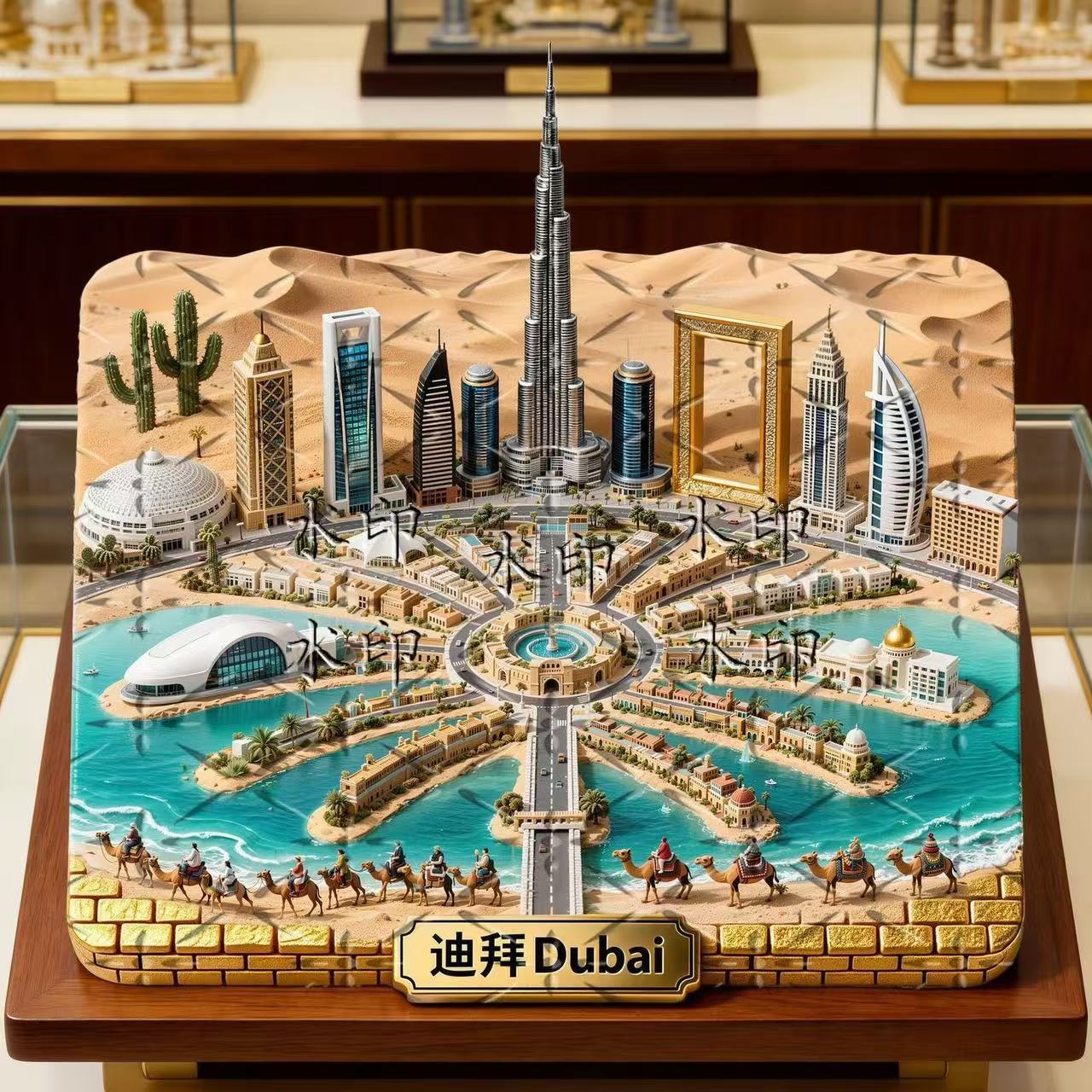 Dubai Metal Embossed Fridge Ma - Home Decor Dubai 리뷰 및 가격