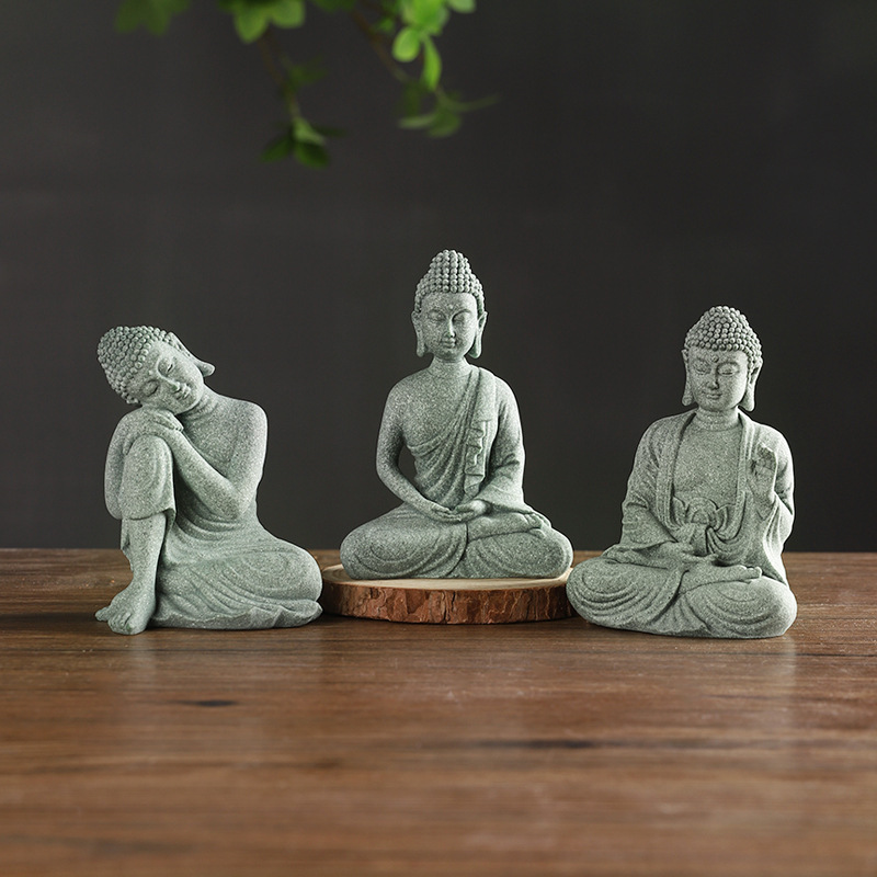 Chinese Zen Sitting Buddha Fig - Home Decor Zen 리뷰 및 가격