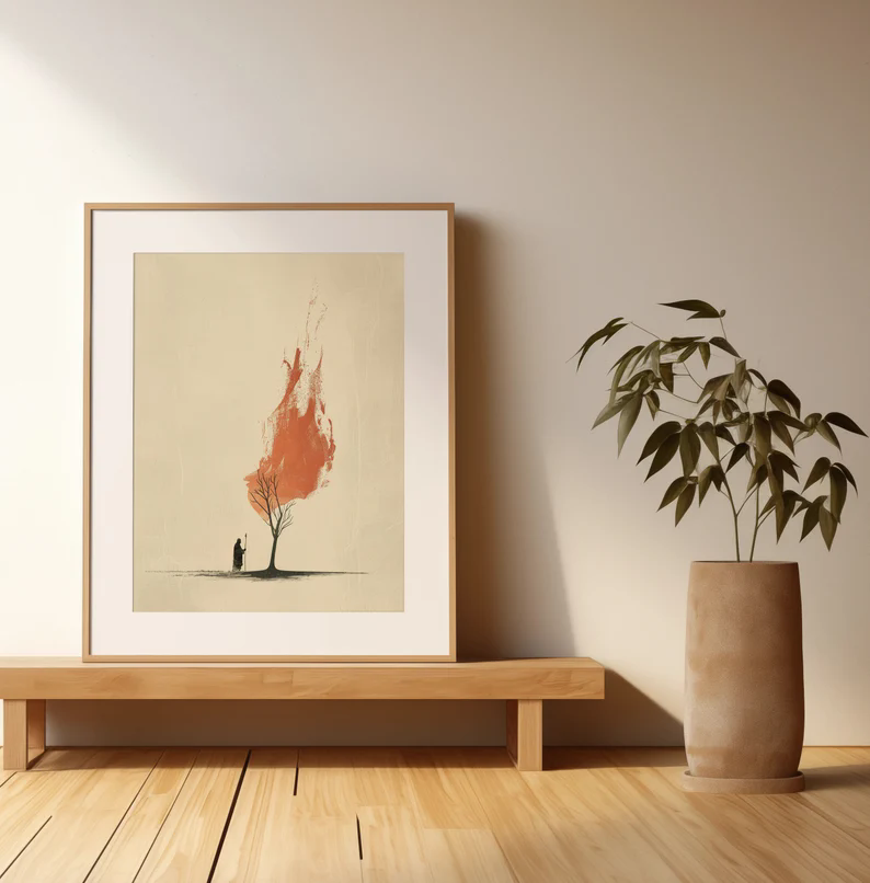 Watercolor Jesus leaves the 99 - Home Decor Jesus 리뷰 및 가격