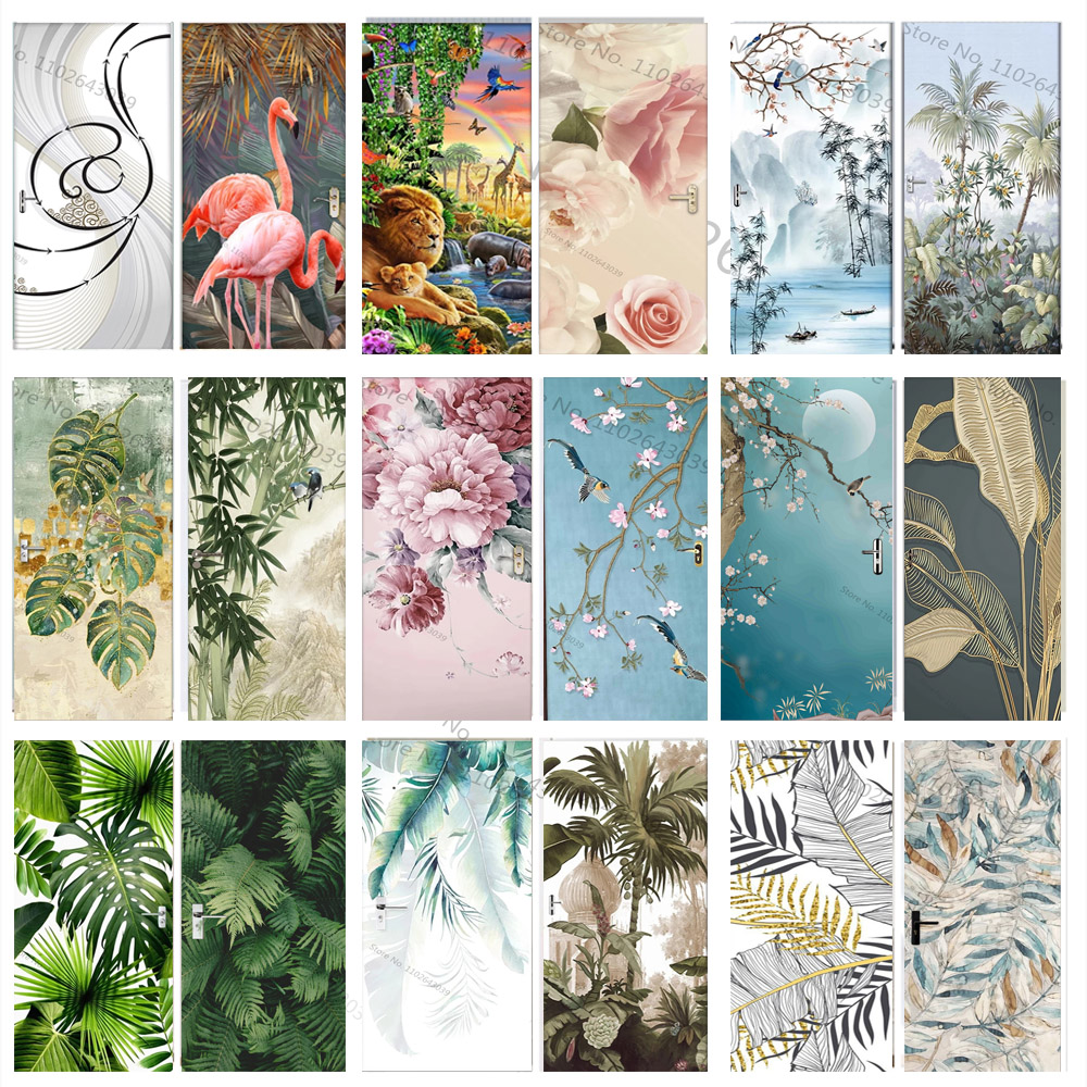 Pastoral Flower Leaf 3D Door S - Home Decor On Sale 리뷰 및 가격