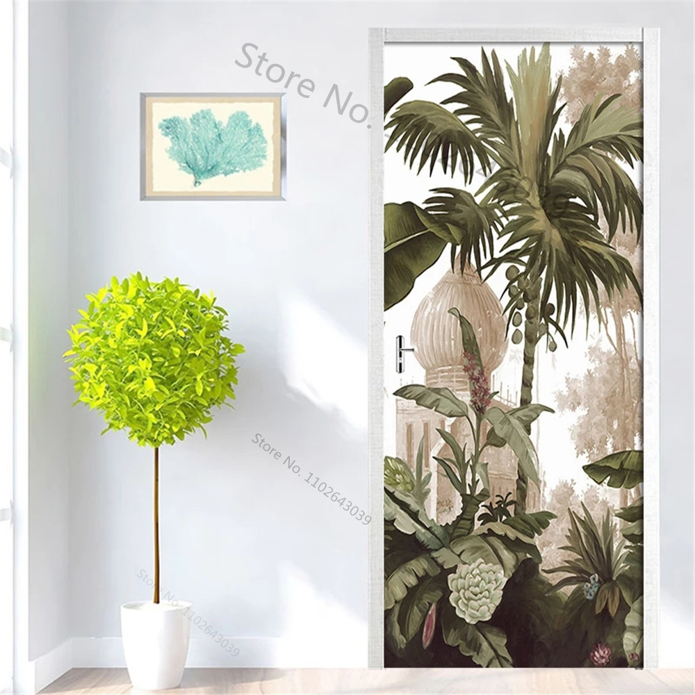 Pastoral Flower Leaf 3D Door S - Home Decor On Sale 리뷰 및 가격