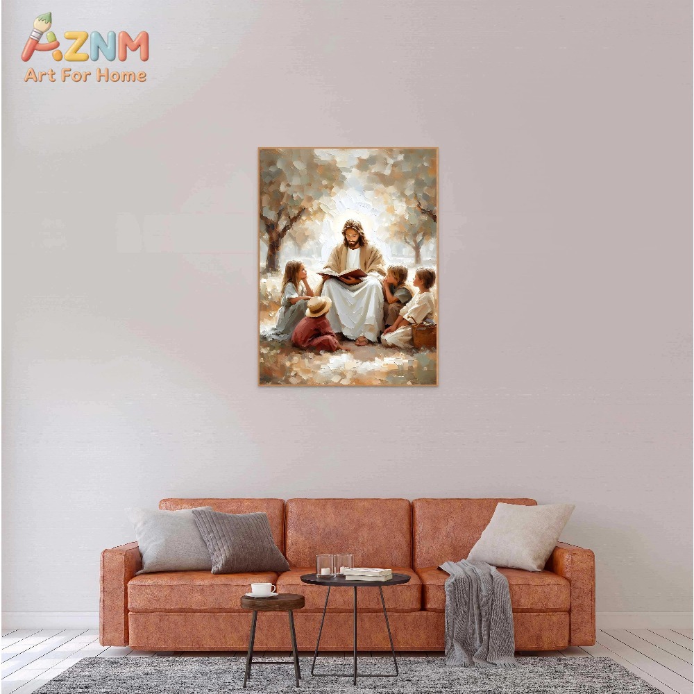 Jesus Teaching . Print. Christ - Home Decor Jesus 리뷰 및 가격