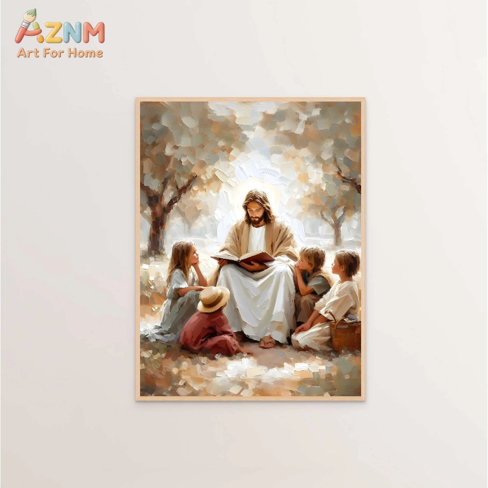 Jesus Teaching . Print. Christ - Home Decor Jesus 리뷰 및 가격