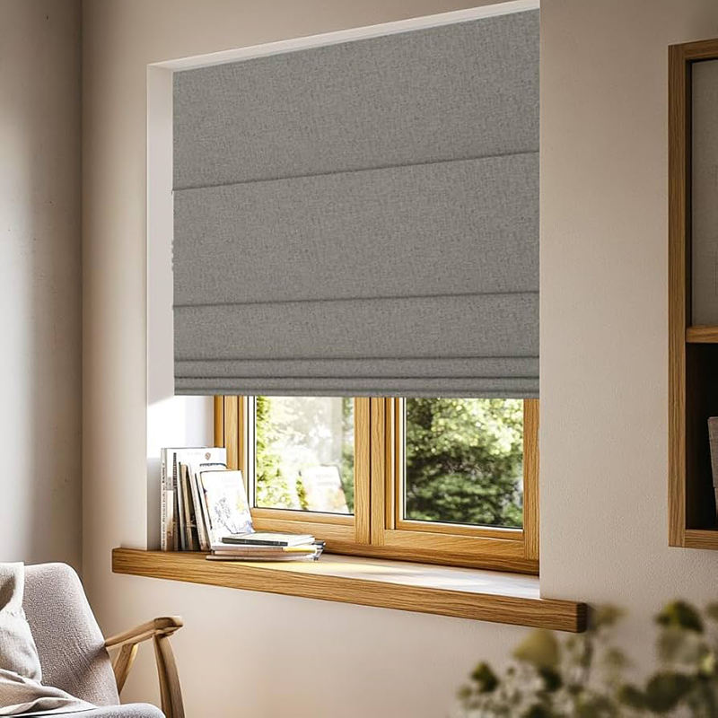 French Linen Blackout Roman Bl - Home Decor Window Blinds 리뷰 및 가격