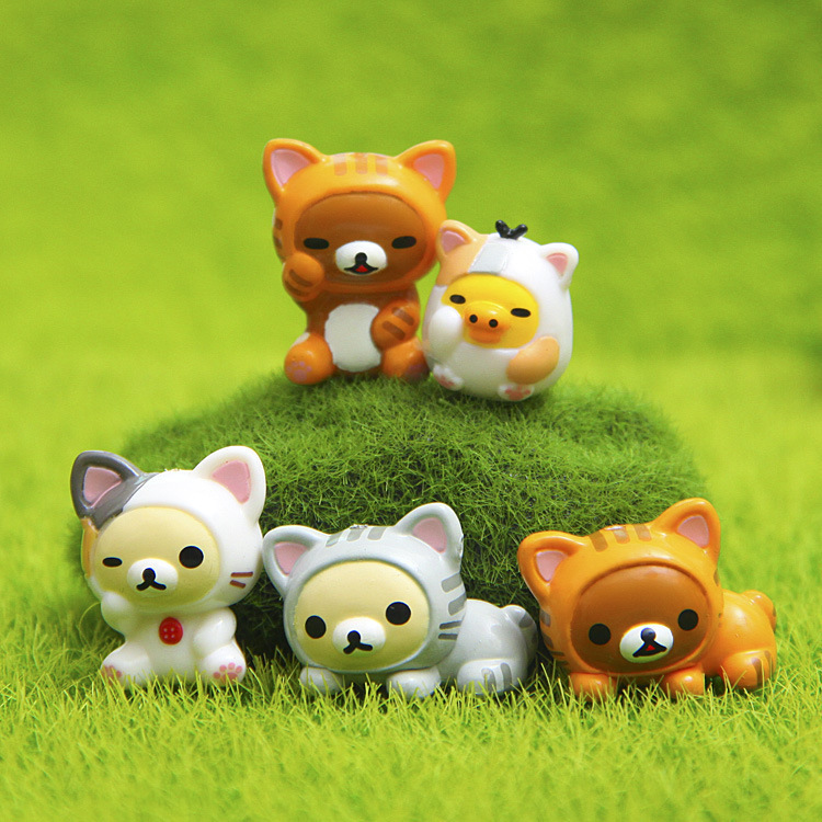 5pcs Rilakkuma Action Figures  - Home Decor On Sale 리뷰 및 가격