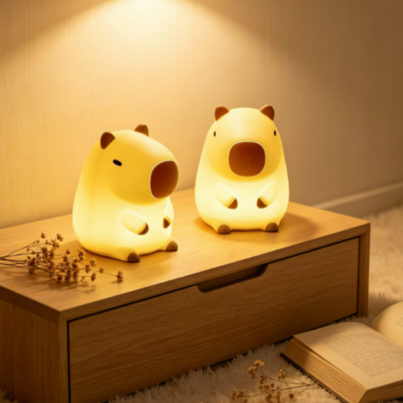 Cute Pet Capybara Night Light  - Home Decor On Sale 리뷰 및 가격