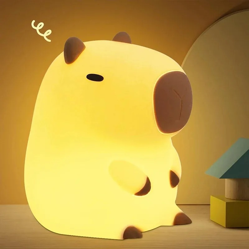 Cute Pet Capybara Night Light  - Home Decor On Sale 리뷰 및 가격