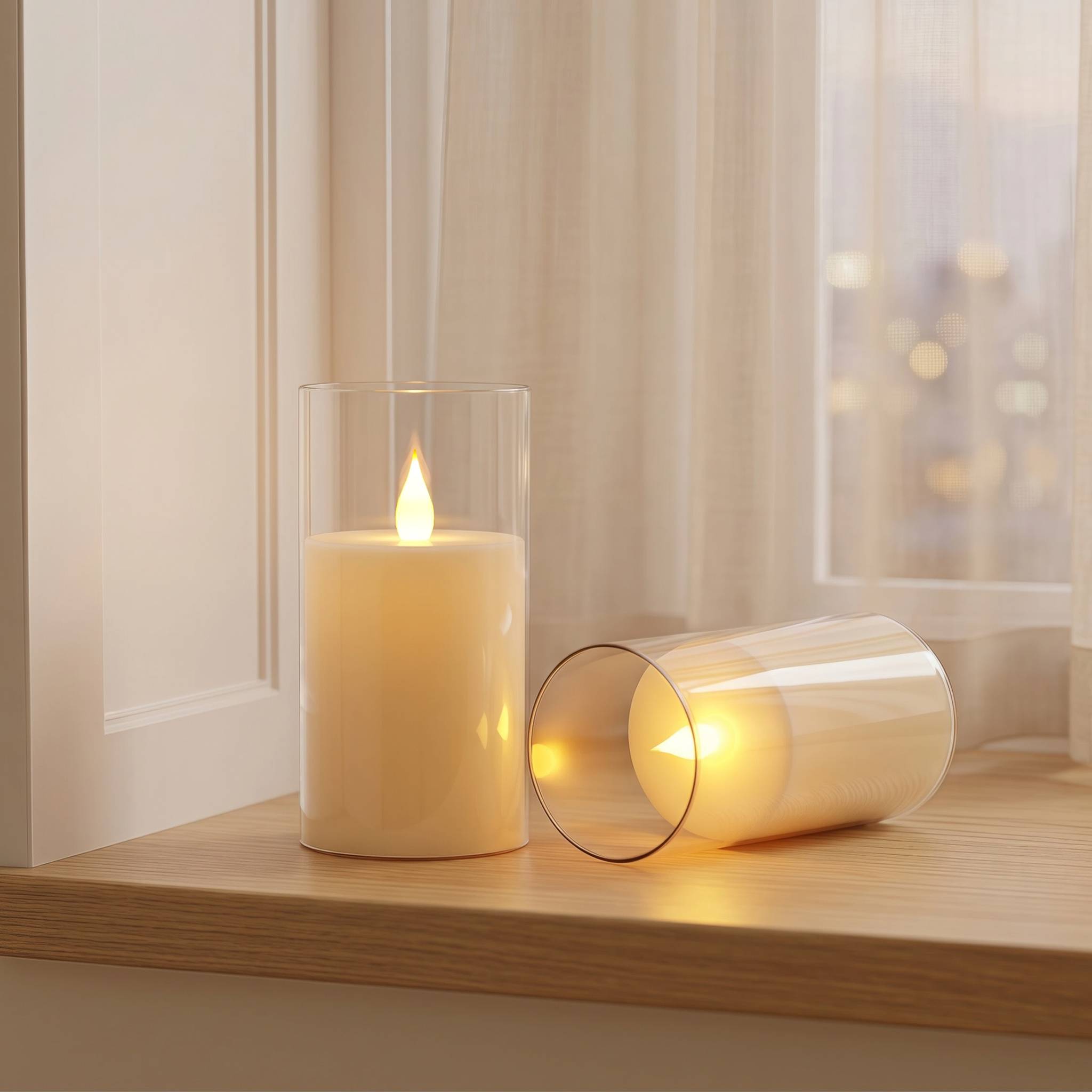 3-Piece LED Flame-Free Candle  - Home Decor Zen 리뷰 및 가격
