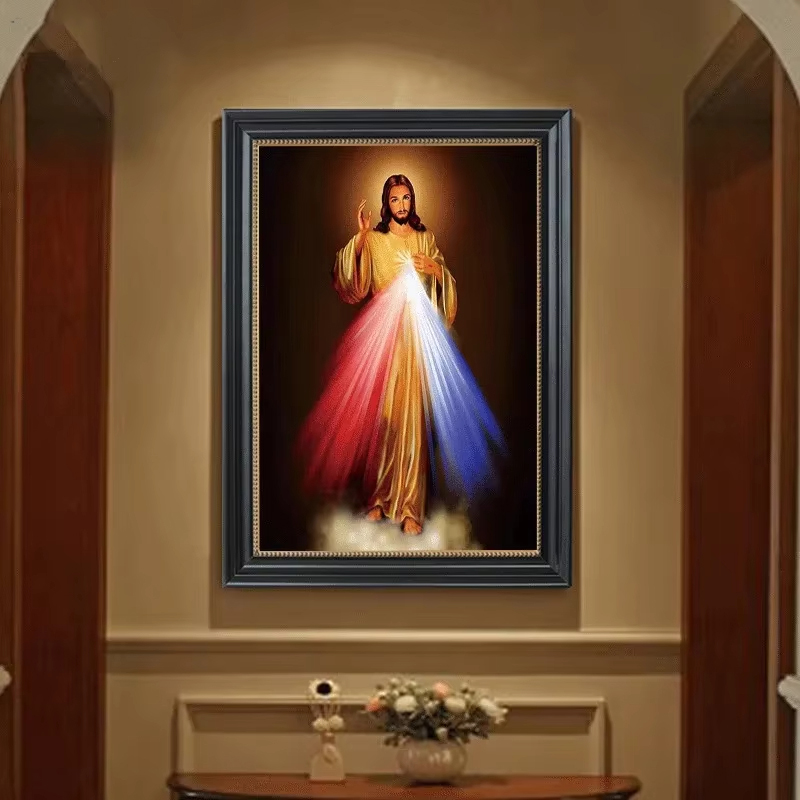 1pc frameless Canvas Painting  - Home Decor Jesus 리뷰 및 가격