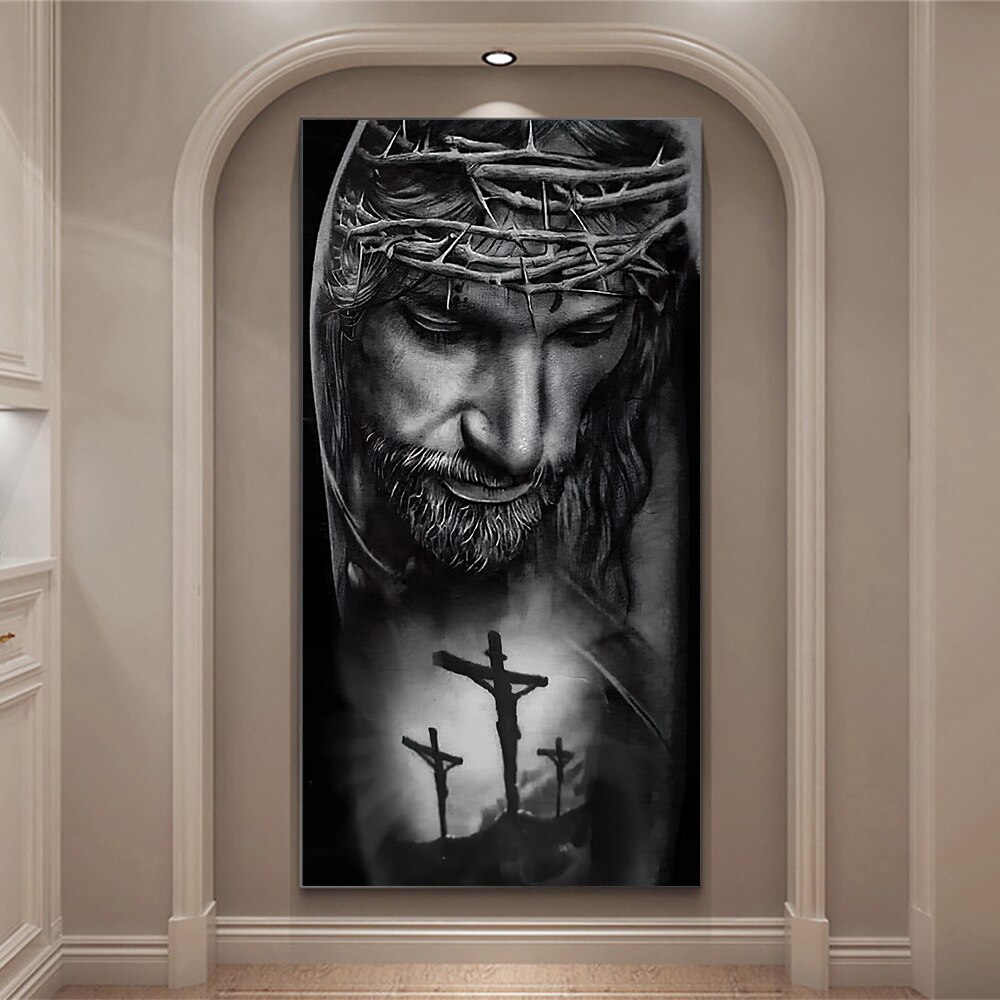 Crown of Thorns Jesus Canvas W - Home Decor Jesus 리뷰 및 가격