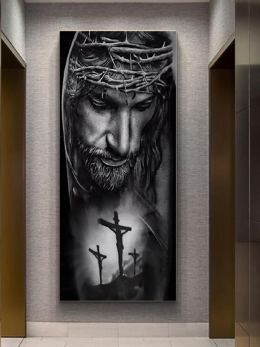 Crown of Thorns Jesus Canvas W - Home Decor Jesus 리뷰 및 가격