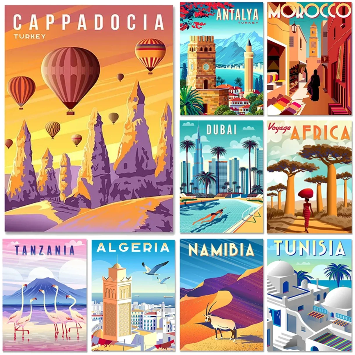 Metal Tin Signs Cappadocia Dub - Home Decor Dubai 리뷰 및 가격