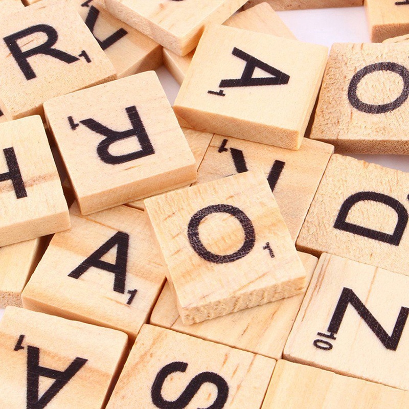 100pcs english letter Wood Til - Wooden Letter Sign 리뷰 및 가격